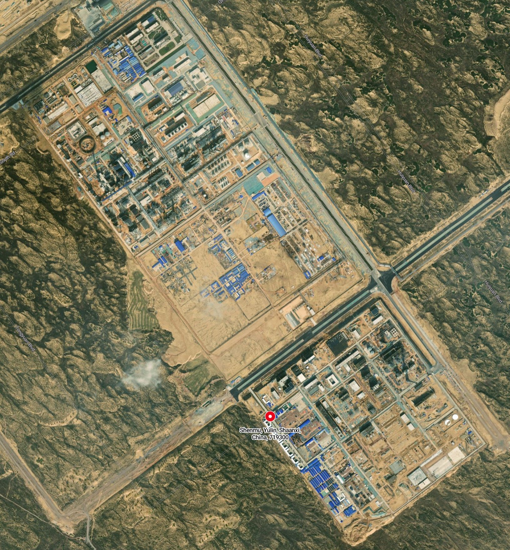 Satellite photo via Bing maps